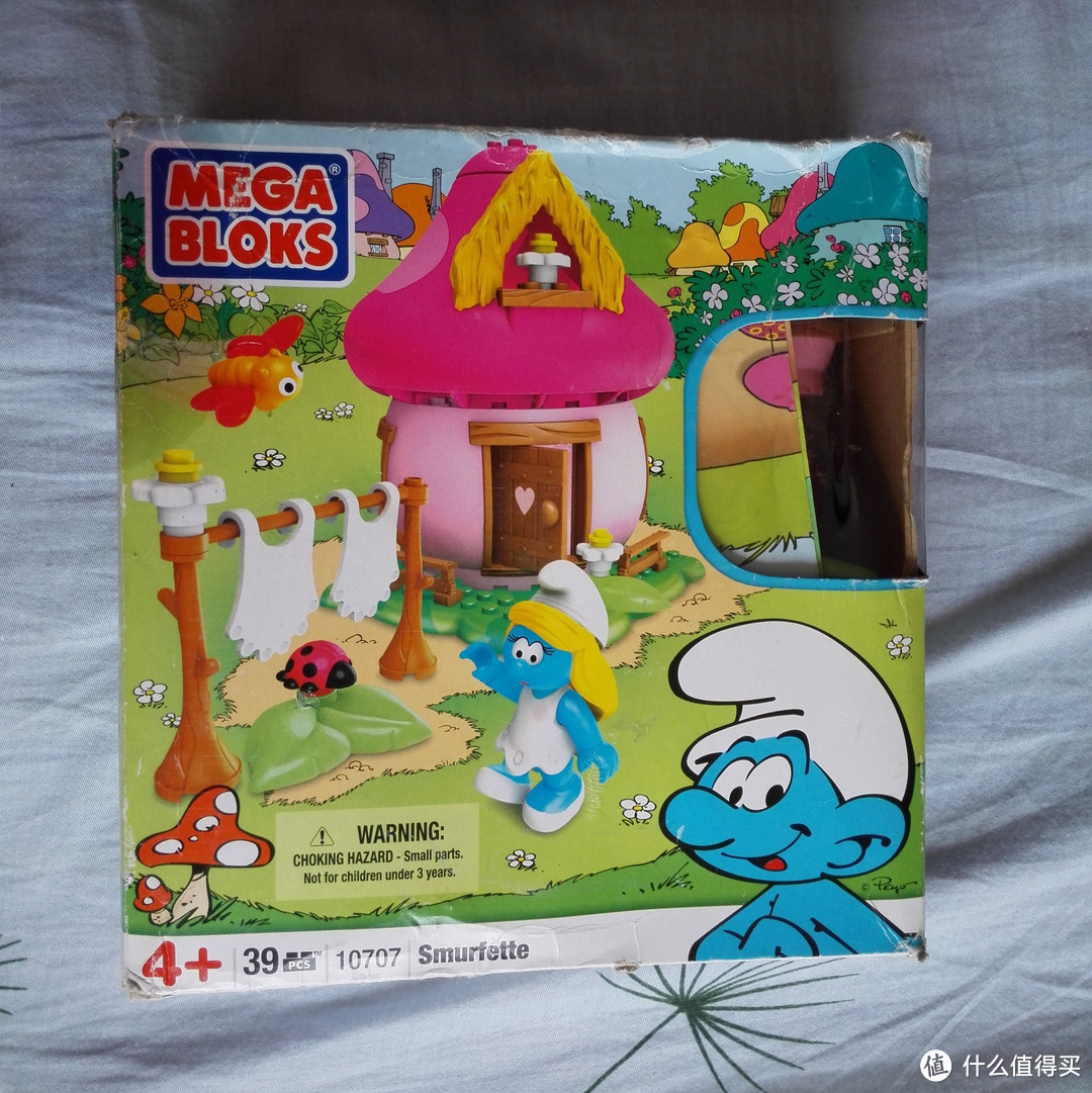 美亚购入 MEGA BLOKS 美高 蓝精灵系列之蓝妹妹 Smurfette