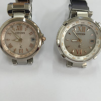 CITIZEN 西铁城 女款光动能腕表 ec1060-59w、ec1034-59w