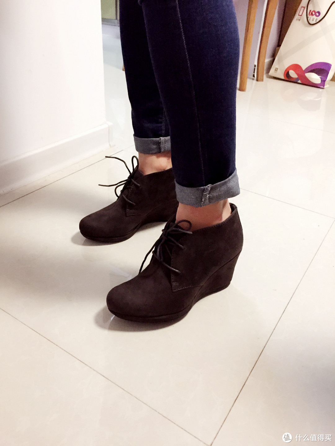 美亚直邮Clarks 其乐 Camryn Bronte Wedge Boot 女士坡跟踝靴