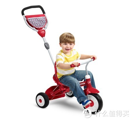 承载童真的三轮：radio flyer ezfold stroll 'n trike 折叠儿童三轮车