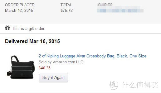 给两个妈买的背包：Kipling 凯浦林 Luggage Alvar 单肩斜挎包