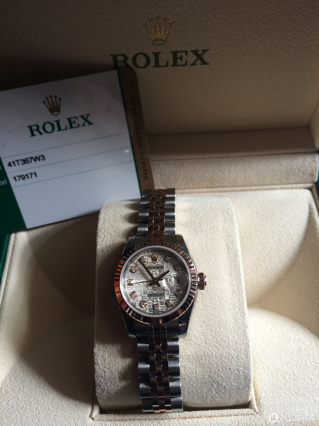 欧洲旅行归来，送给老妈的礼物：ROLEX 劳力士 蚝式恒动系列 179171 女士机械表