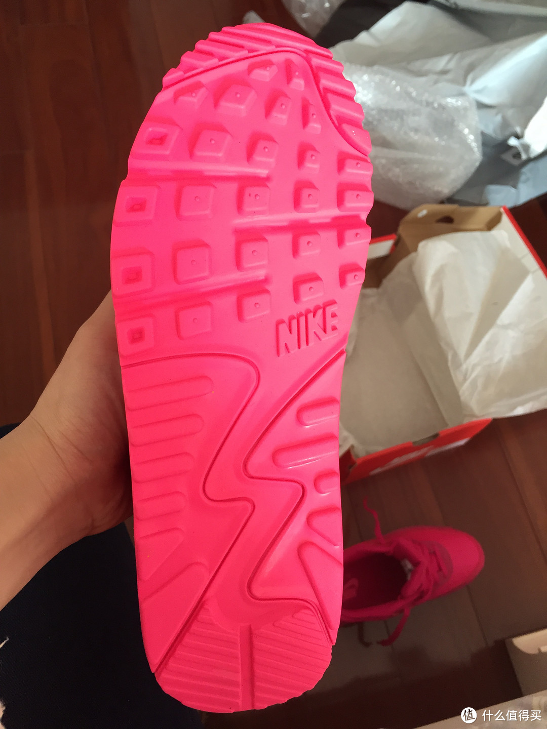 Nike 耐克 Air max 90 骚粉红 休闲运动鞋