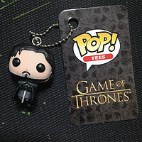 Funko 权力的游戏 Jon Snow 套装：公仔、T-shirt 和钥匙链