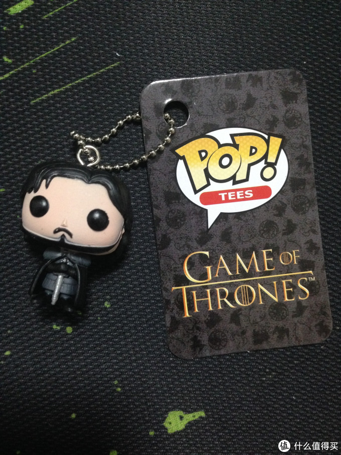 Funko 权力的游戏 Jon Snow 套装:公仔、T-shirt 和钥匙链
