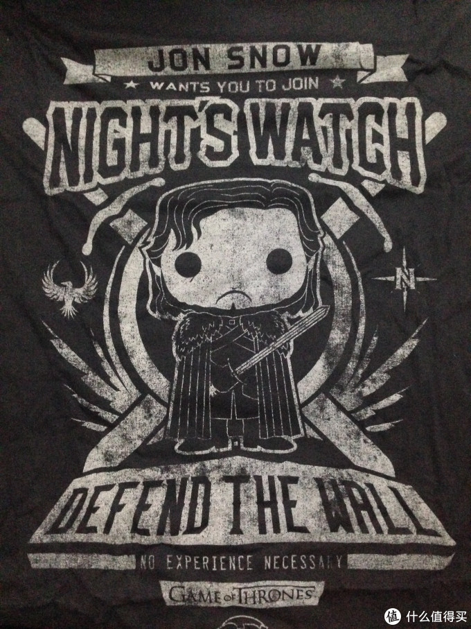 Funko 权力的游戏 Jon Snow 套装:公仔、T-shirt 和钥匙链