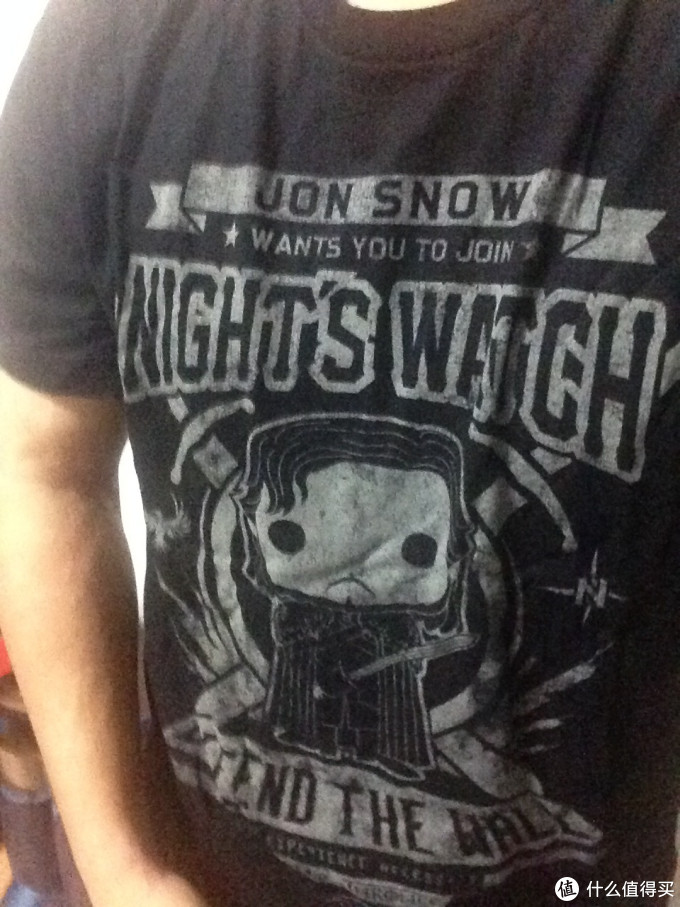 Funko 权力的游戏 Jon Snow 套装:公仔、T-shirt 和钥匙链