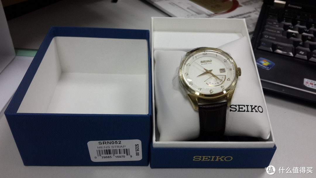 Seiko 精工 SRN052 男款人动电能腕表