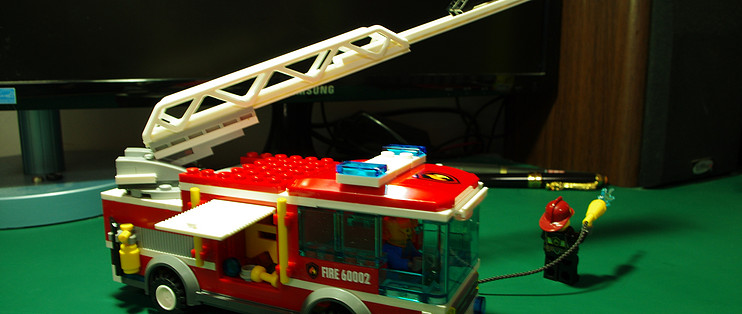 Lego 乐高城市组之大型消防车l 拼插积木 什么值得买