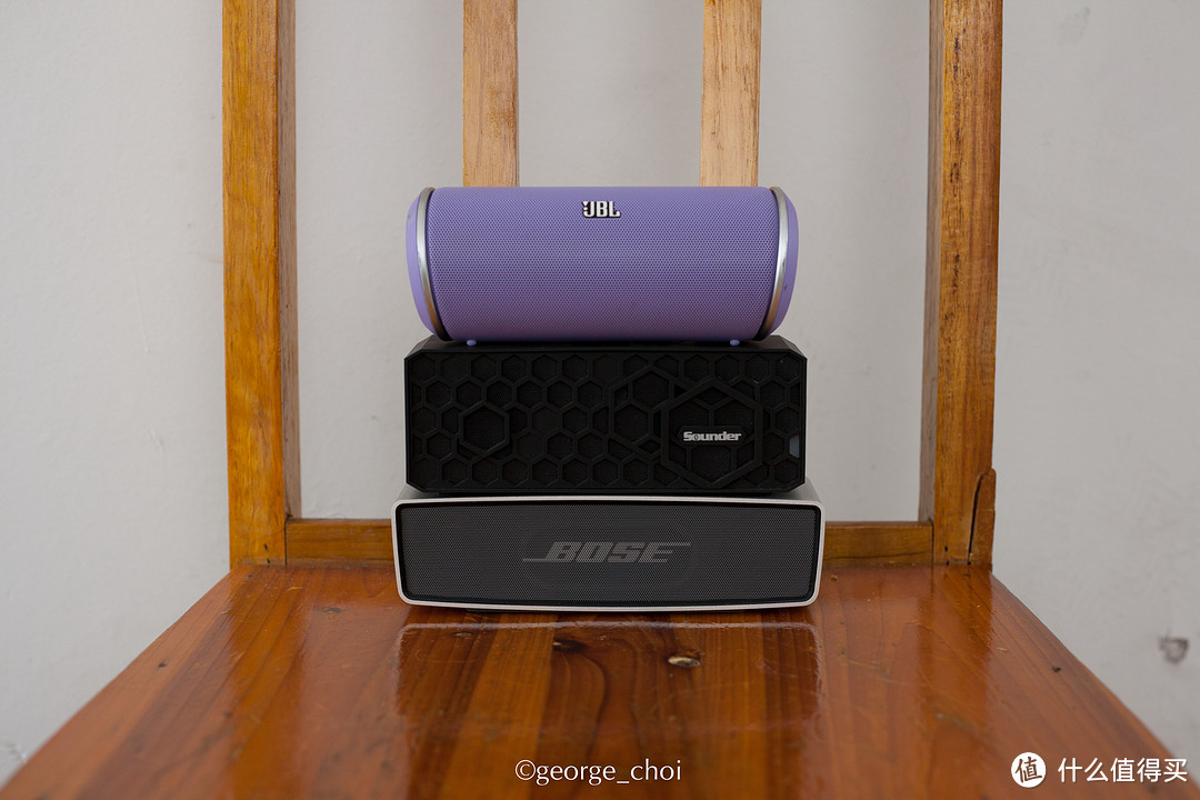 Bose SoundLink Mini 蓝牙音箱与JBL flip & 声德 蜂巢2s 对比