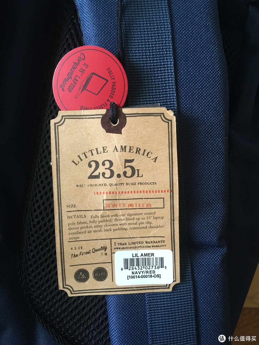 Herschel Supply Co. Little America 双肩包到货,顺手翻个包