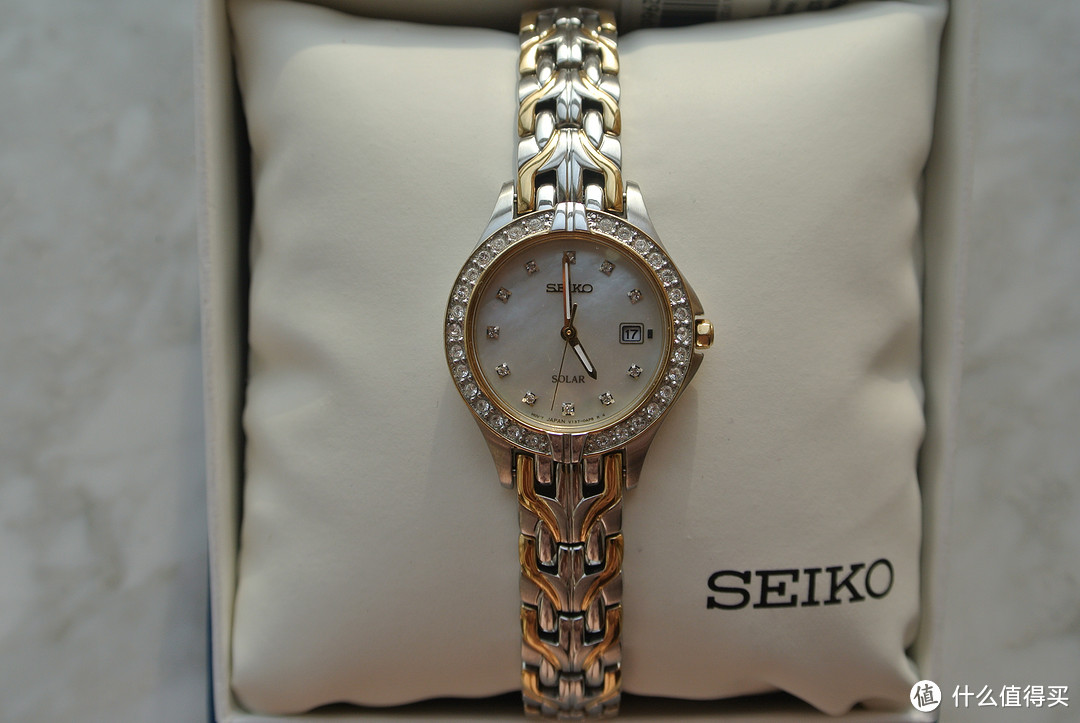 美入手 Seiko 精工 SUT084 女款光动能腕表