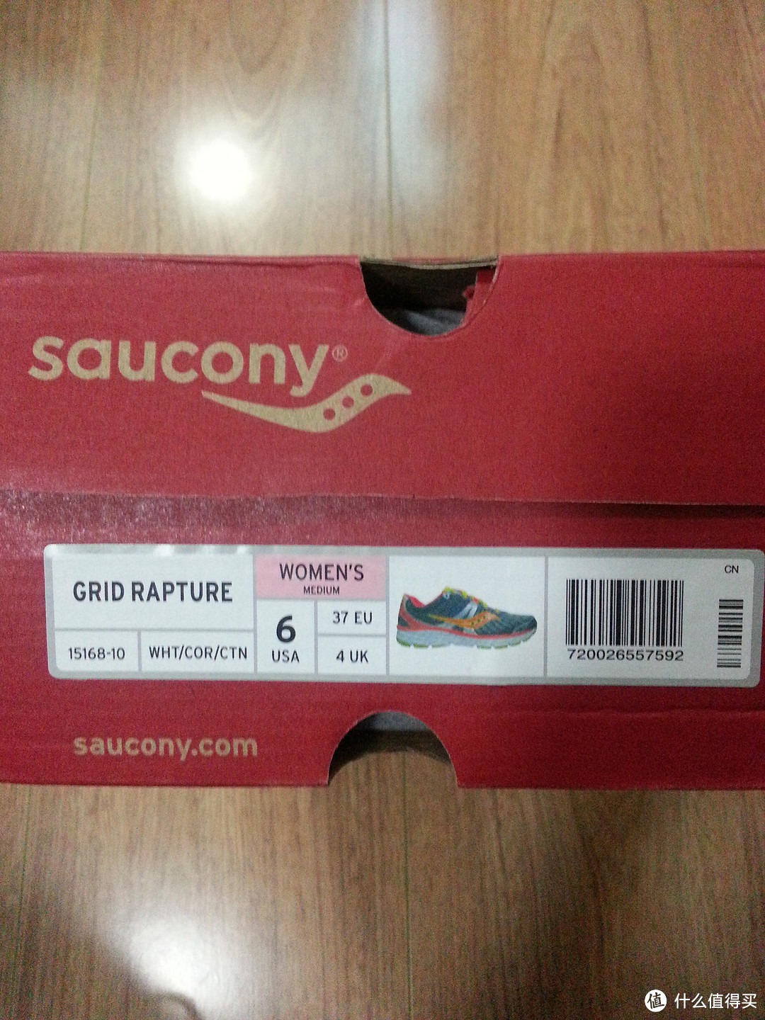 初次海淘Saucony 索康尼 Grid Rapture 女款跑鞋