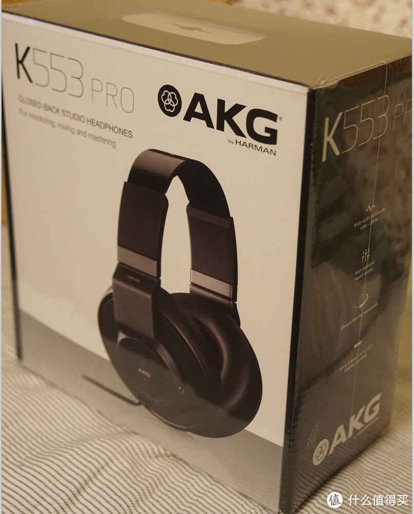 AKG 爱科技 K553 PRO 头戴封闭式耳机 到手开箱