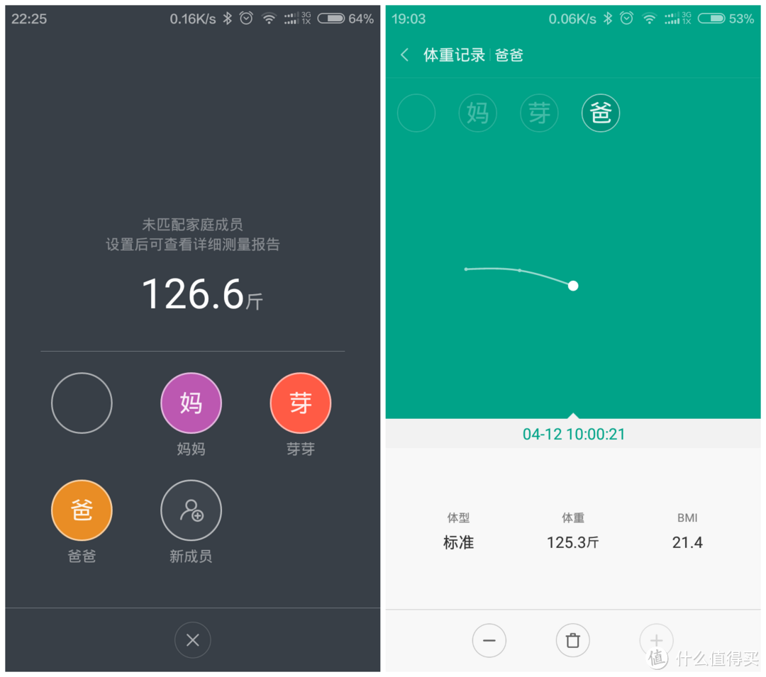 APP竟然是短板的小米体重秤