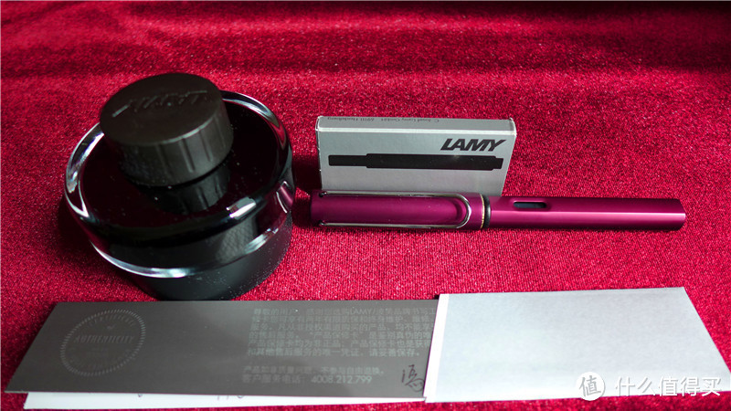 萋萋满别情：Lamy 凌美 恒星 墨水礼盒套装 酒红色钢笔