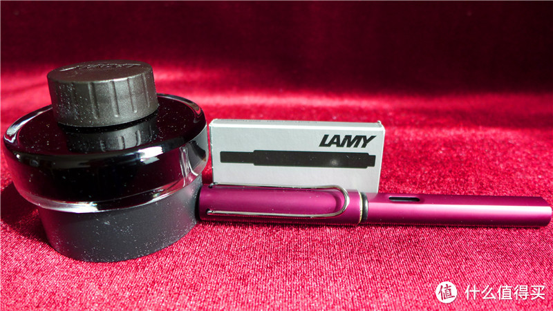 萋萋满别情：Lamy 凌美 恒星 墨水礼盒套装 酒红色钢笔