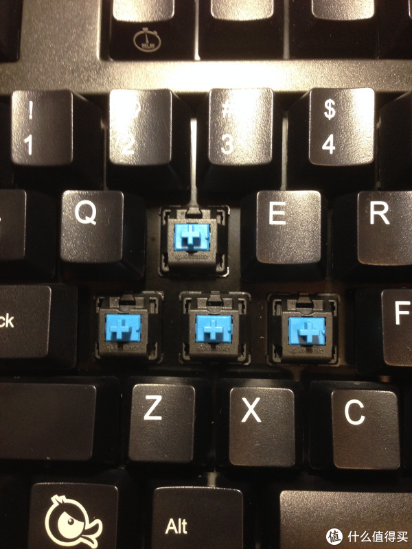 说不定就会写代码了咧:ducky 魔力鸭 2087 青轴 机械键盘