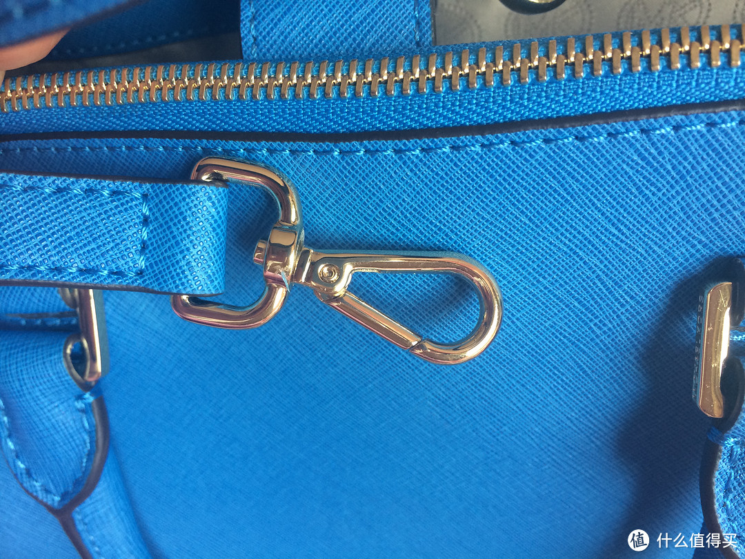 买你怎么那么难：MICHAEL Michael Kors Sutton Medium Colorblock Satchel 蓝黑拼色杀手包中号