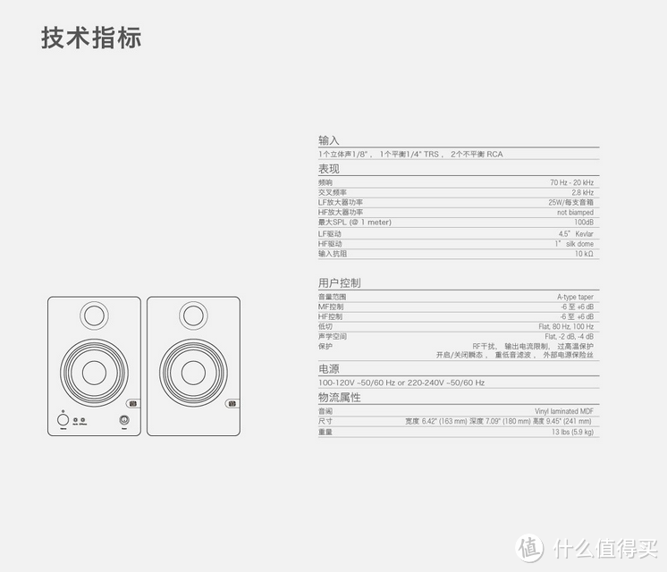 纯净声音品质之选：Presonus 普瑞声纳 Eris E4.5监听音箱开箱及简评