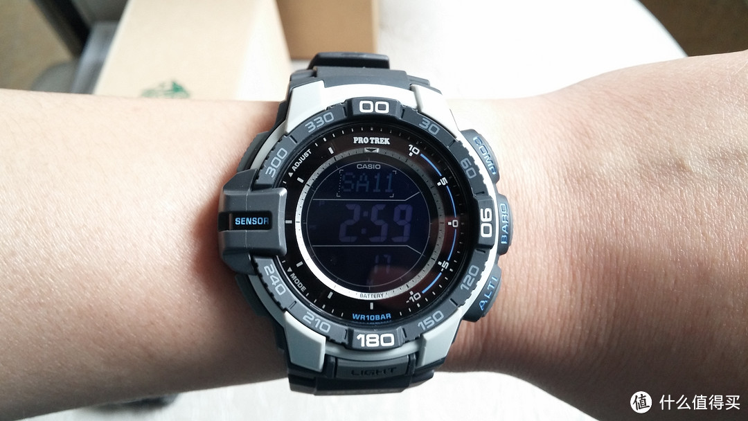 只买对的，不选贵的：Casio 卡西欧 PRG-270-7CR 男款登山表入手