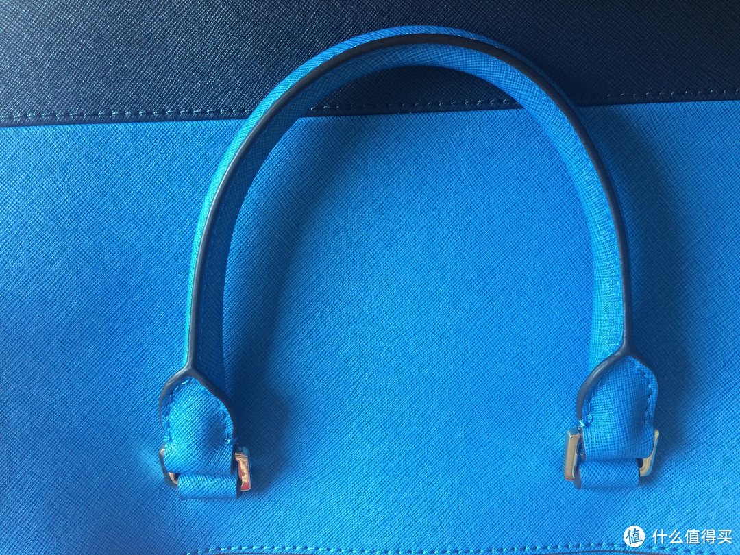 买你怎么那么难：MICHAEL Michael Kors Sutton Medium Colorblock Satchel 蓝黑拼色杀手包中号