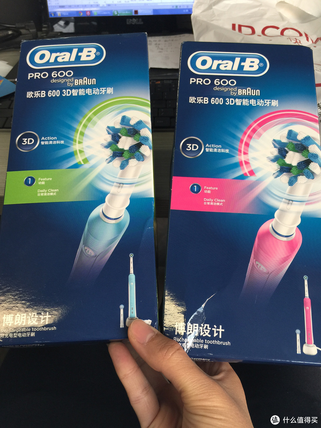 改变刷牙习惯：Oral-B 欧乐-B 600 电动牙刷 晒物分享