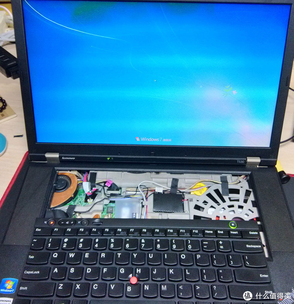 小黑喝咖啡的结果：Thinkpad T530换键盘记