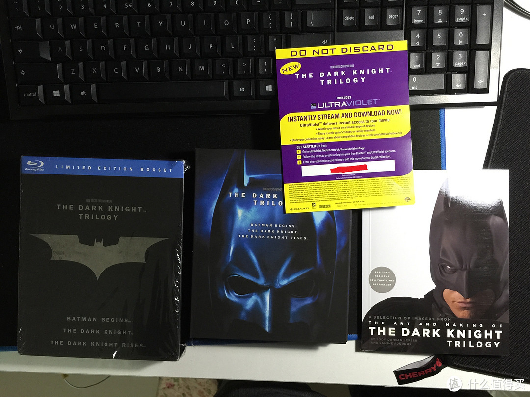 英亚直邮入手The Dark Knight Trilogy 黑暗骑士蓝光三部曲套装