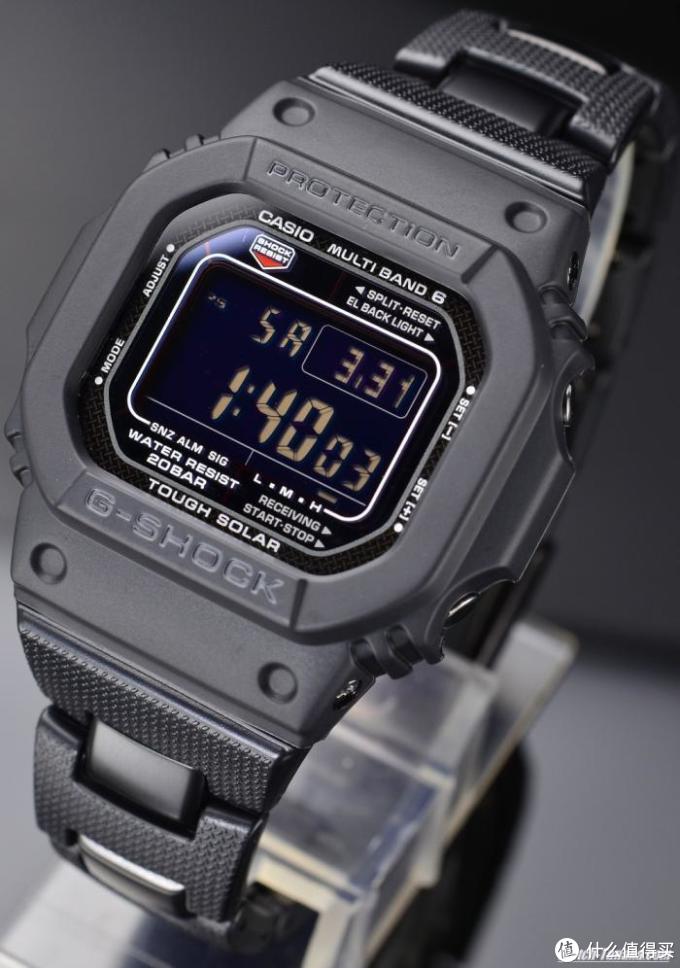 旧表新晒:casio 卡西欧 g-shock系列 6局电波男表 gw-m5610bc-1jf