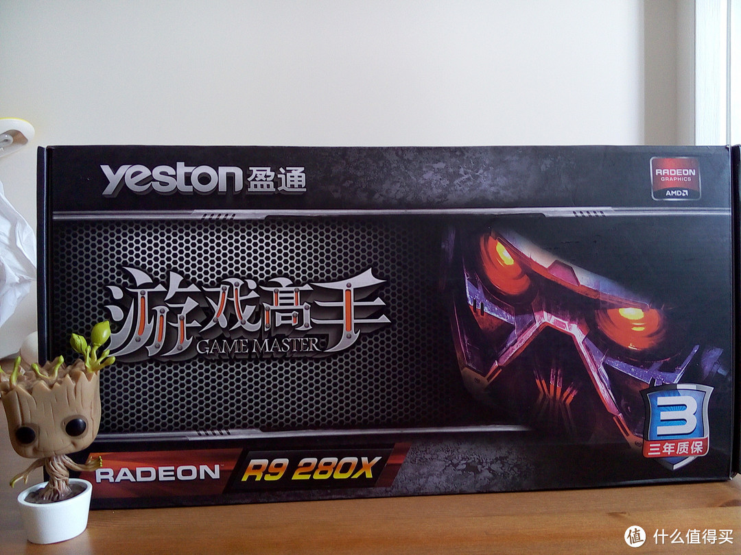 为了 GTA5 入手的 yeston 盈通 R9 280X -3072GD5 显卡