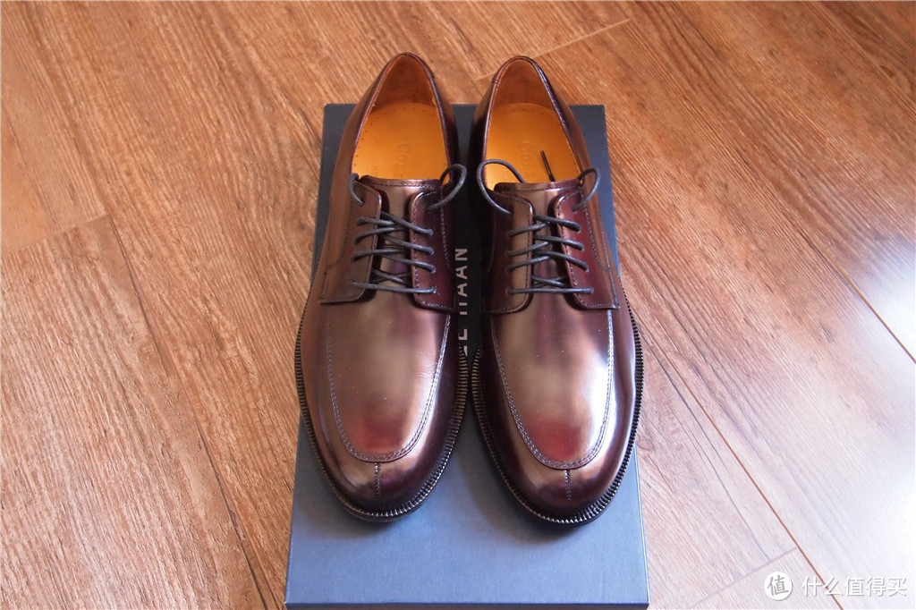 COLE HAAN 可汗 Air Carter Split Toe 男款系带皮鞋