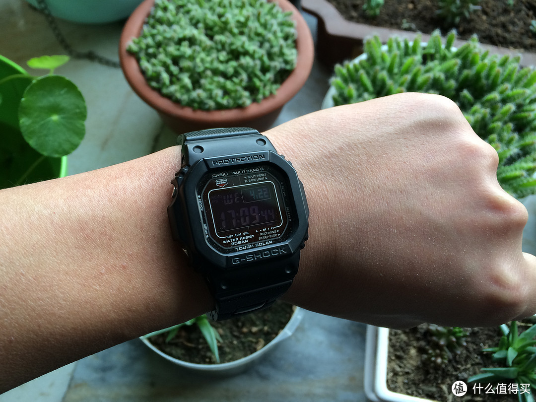 旧表新晒：CASIO 卡西欧 G-SHOCK系列 6局电波男表 GW-M5610BC-1JF