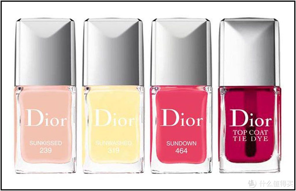 蓝橘相间札染妆效：Dior 迪奥 2015夏季彩妆 Tie Dye 系列上市