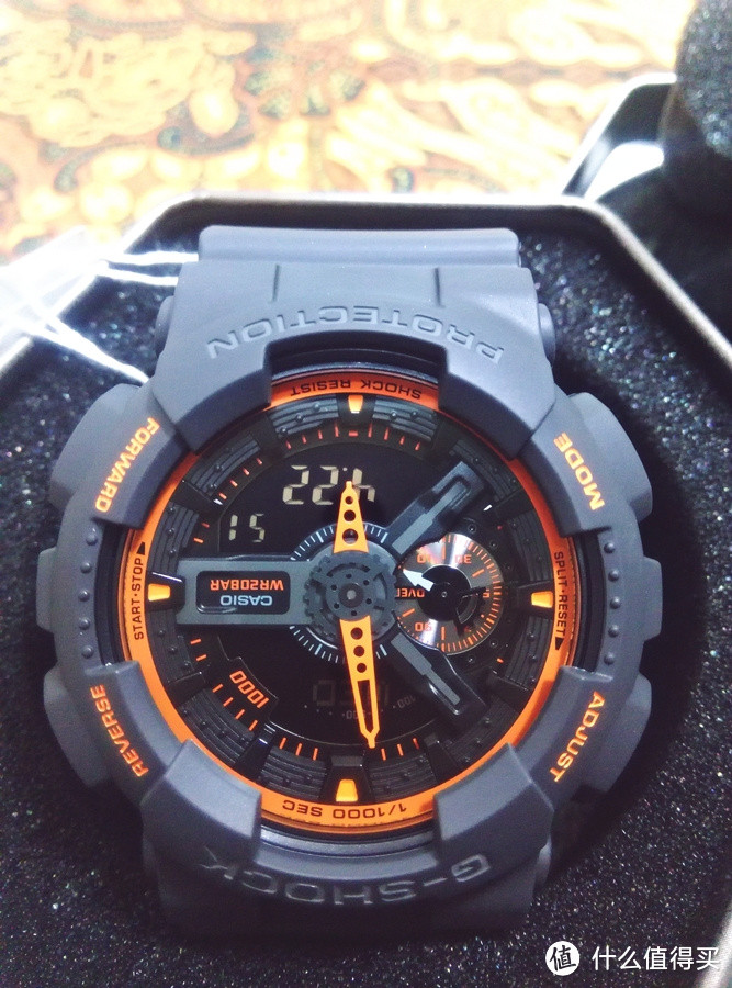 男票的CASIO 卡西欧 G-SHOCK GA-110TS 电子表