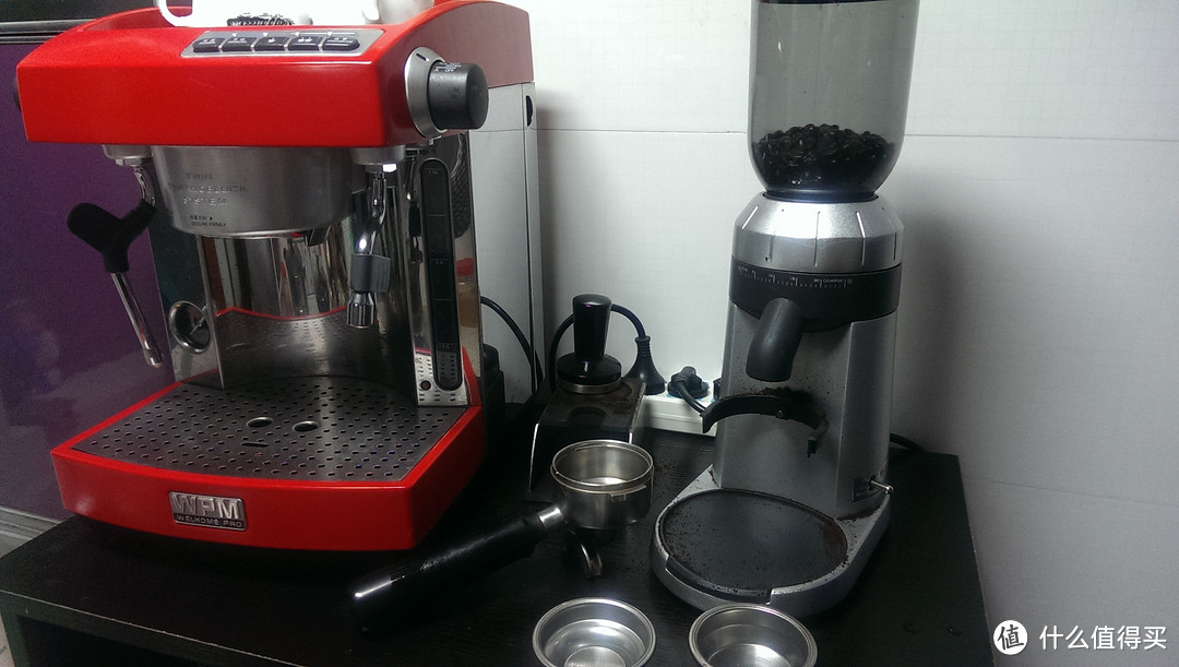 野路子拉花什么时候是个头：WELHOME 惠家 210S2 意式咖啡机 & ZD-15 磨豆机