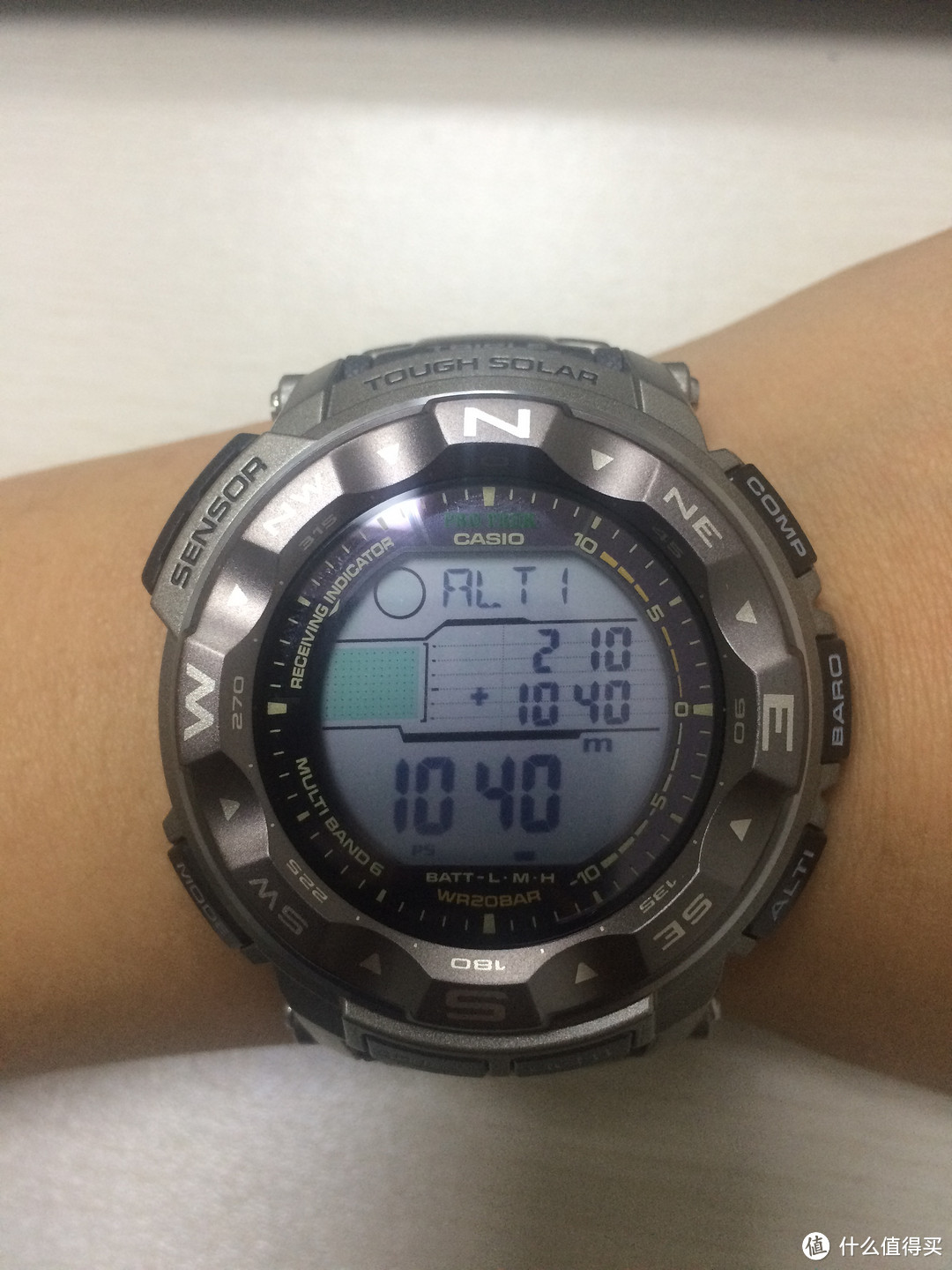 CASIO 卡西欧 登山系列 PRW2500T 男款太阳能电波表