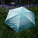 撑开那把薄荷小伞：Happy rain 乐雨 超轻五折防紫外线遮阳伞 HJ5203b