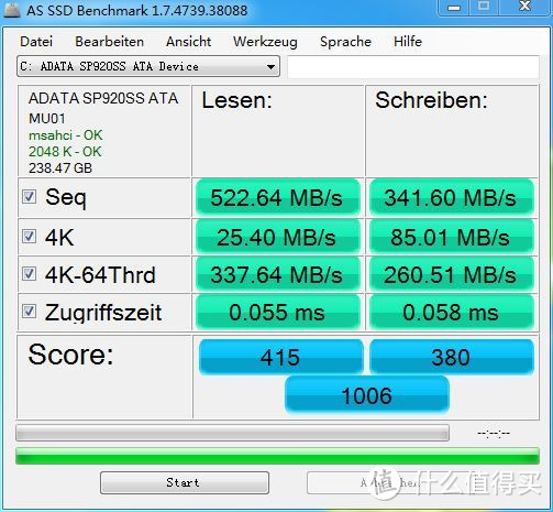 联想 Y510P更换ADATA 威刚 SP920 256G SSD固态硬盘