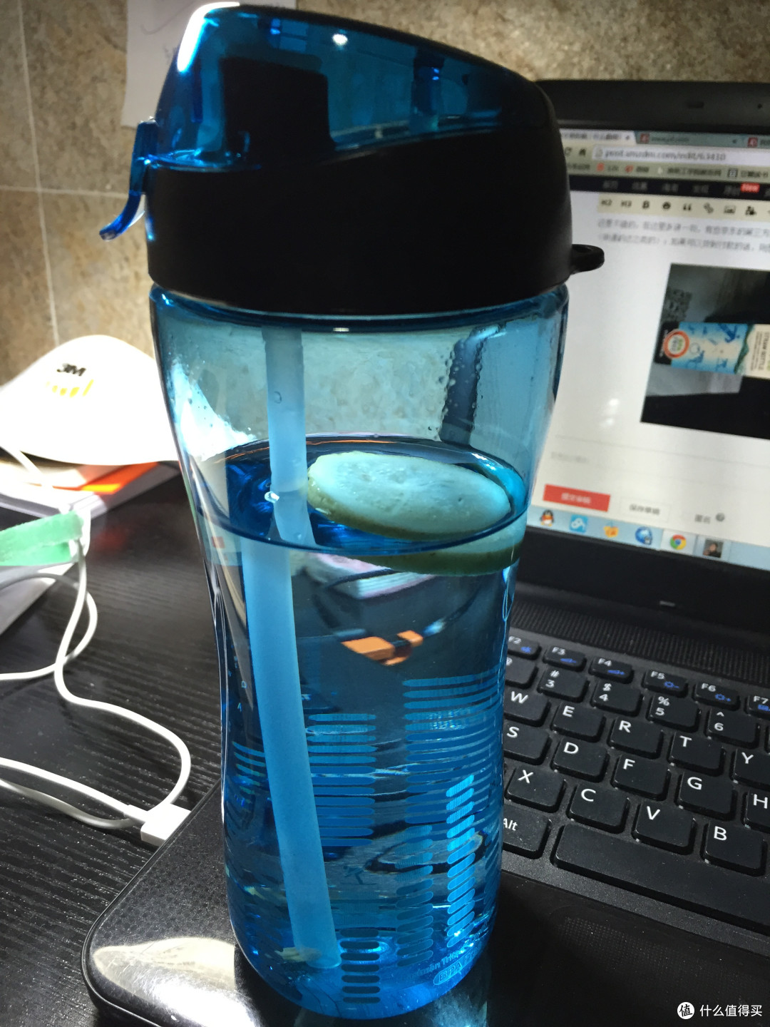 LOCK&LOCK 乐扣乐扣 吸管便携运动水杯 550ml