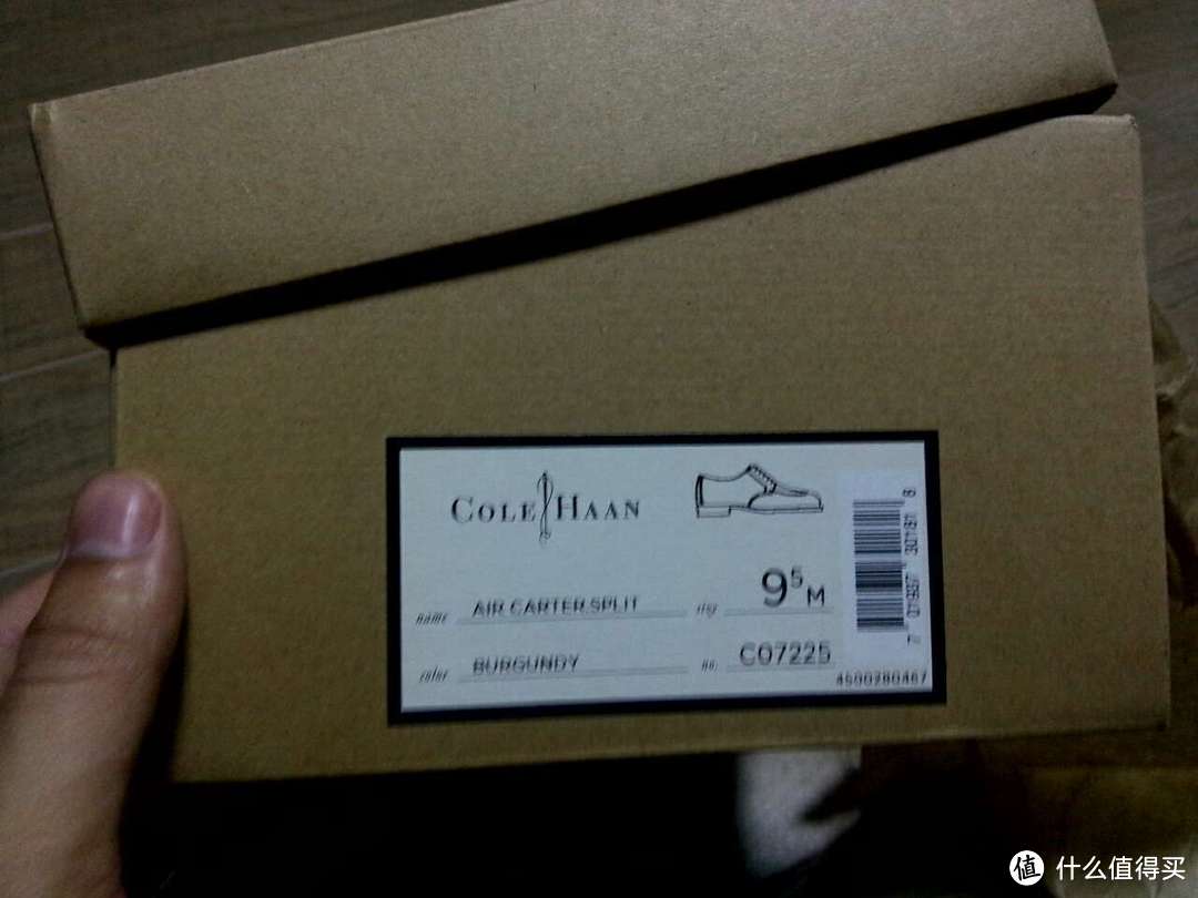 我的气垫皮鞋,时尚时尚最时尚!COLE HAAN 可汗 Air Carter Split Toe 男款系带皮鞋