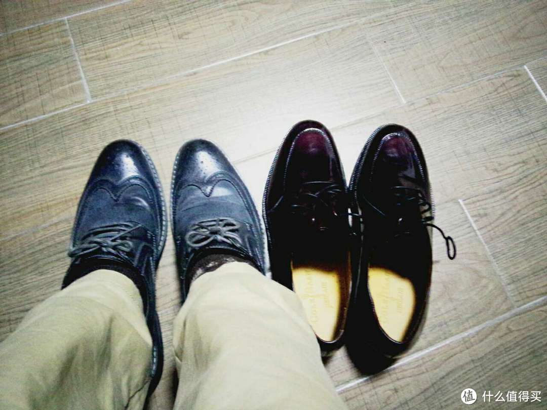 我的气垫皮鞋,时尚时尚最时尚!COLE HAAN 可汗 Air Carter Split Toe 男款系带皮鞋