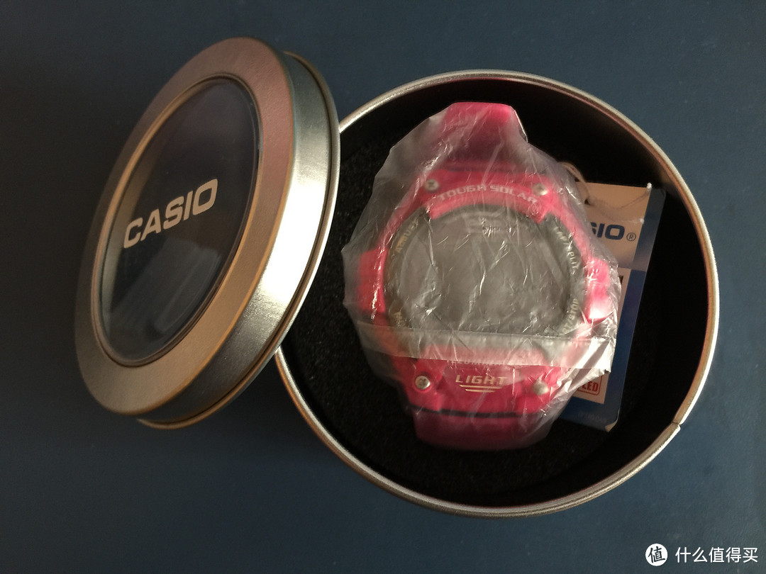 夏日里的骚粉：CASIO 卡西欧 W-S220C-4B 太阳能腕表