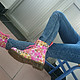 【真人兽】我的少女心：Dr. Martens 粉色印花八孔马丁靴