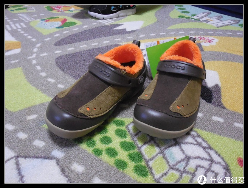 反季囤好货之三：Crocs 卡骆驰 Dawson S-O Lined Slip-On 儿童皮拖鞋