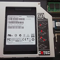 华硕A3V笔记本更换 SanDisk 闪迪 SSD固态硬盘和重装系统