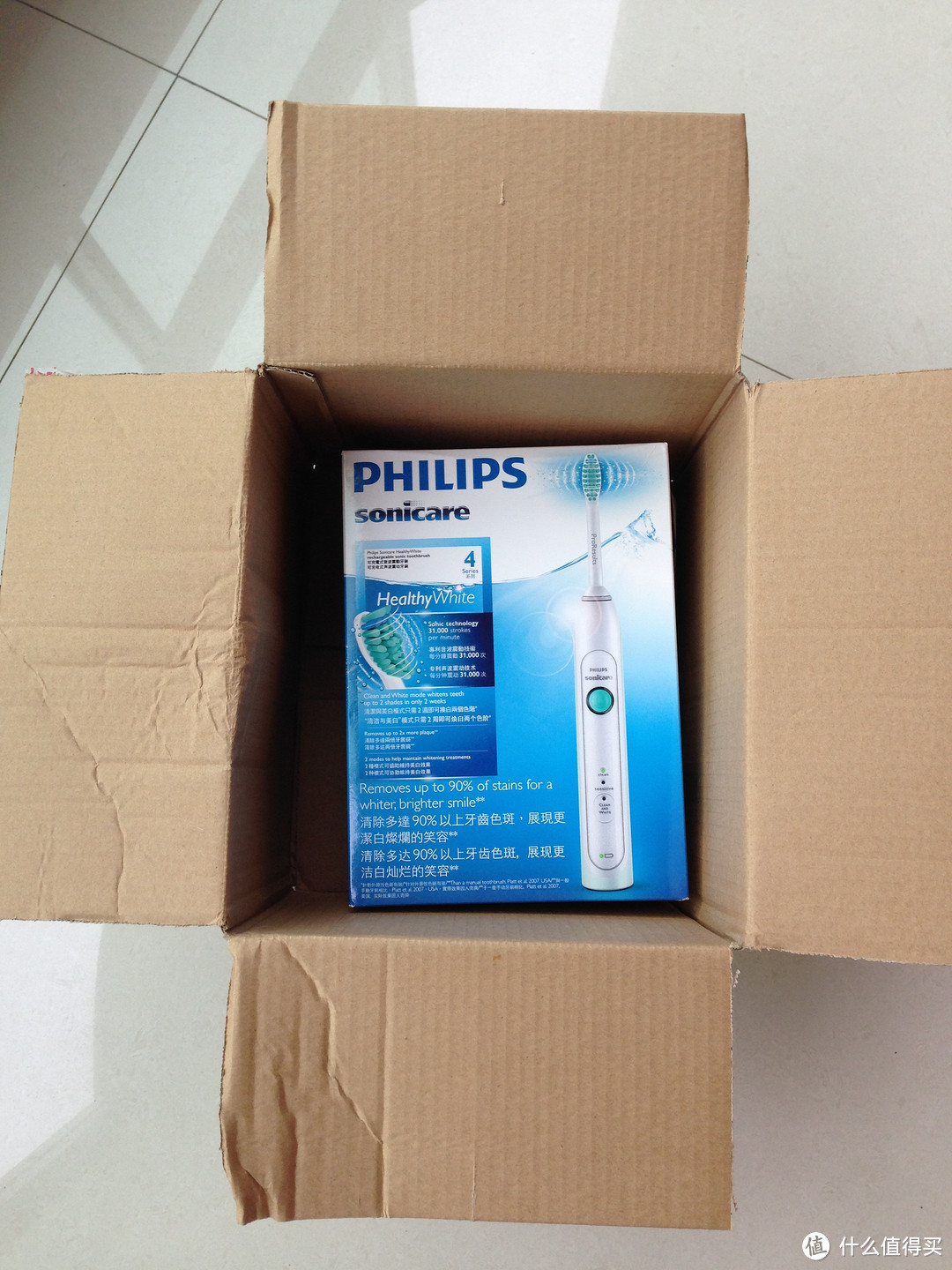 PHILIPS飞利浦 HX6730 充电式声波震动牙刷