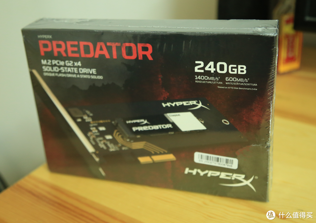 双倍价格，双倍速度：Kingston 金士顿 HyperX Predator 系列 240G PCIe 固态硬盘