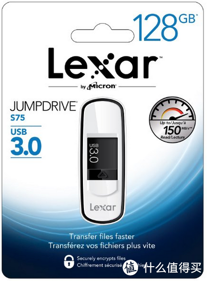 LEXAR 雷克沙 S75 128G USB3.0大容量U盘 入手简测