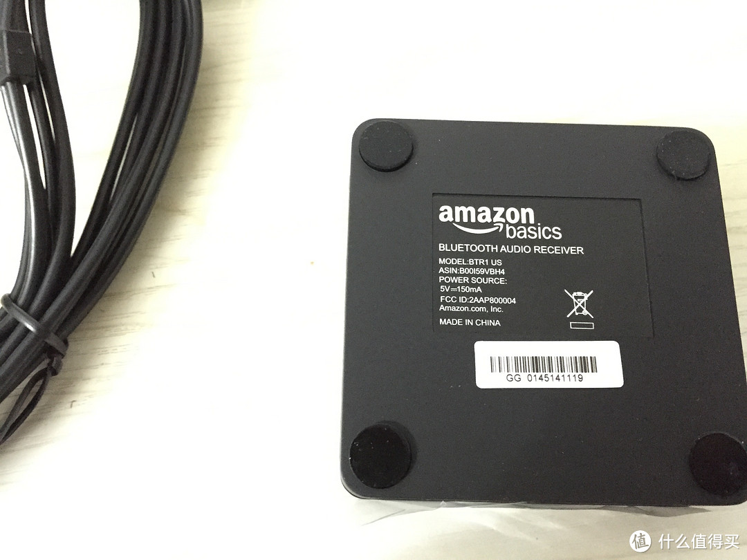 AmazonBasics 亚马逊倍思蓝牙4.0音频接收器开箱及体验